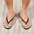 thumbnail image 6 of Unisex Comfort Flip Flops Summer Thong Sandals Non Slip Soles Flip Flop for Beach, Pool, and Daily Wear Nature-inspired Elements S, 6 of 8