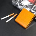 thumbnail image 2 of GHSDFBB Padike Cigarette Case, Cigarette Case Leather & Stainless Steel Multi Case. (Apricot), 2 of 7