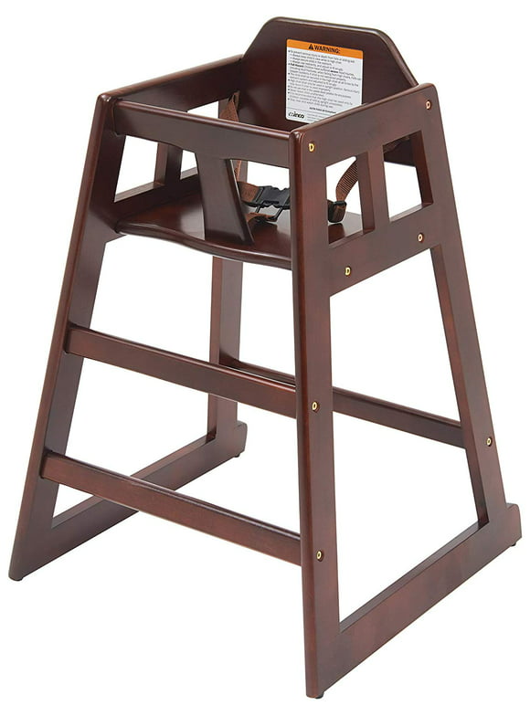 Winco - CHH-103 - Mahogany Finish Wood High Chair