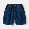 thumbnail image 2 of Boys Denim Shorts Fashion Elastic Waist Pocket Jean Shorts Boys' Fashion Toddler Boys Shorts 18-24 Months Cute&nbsp;Boy&nbsp;Clothing, 2 of 4