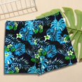 thumbnail image 3 of Beach Shorts Fashionable Anti Embarrassment Plus Size Men Digital Print Pattern Flat Corner Swimming Trunks for Holiday, 3 of 10