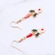 thumbnail image 4 of Pendientes De Navidad A La Moda, Pendientes Creativos De Papá Noel, Ciervo Y Campana, Regalo De Navidad Para Niñas Speravity AP007687-02, 4 of 6