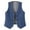 Dark Blue Waistcoat for Women #d, variant on Waistcoat for Women V Neck Elegant Jacket Country Trendy Sleeveless Tops Casual Button Down Denim Vest Loose Y2K Jeans Jacket Dark Blue L