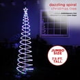 thumbnail image 3 of Alpine Corporation 91" Indoor/Outdoor Spiral Christmas Tree with LED Lights, Multi-color, 3 of 13