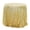Gold, variant on Silver Sequin Round Tablecloth,Glitter Sparkle Fabric Table Cover for Wedding,Birthday,New Year & Party,Tablecloths for Decoration and Celebration,60x60cm (S)