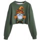 thumbnail image 1 of Ailaofu Women's Sweatshirt Fall Halloween Lantern Long Sleeve Pullover Spooky Season Sweatshirt, 1 of 2