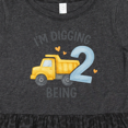 thumbnail image 4 of Inktastic I'm Digging Being 2 Birthday Truck Girls Toddler Dress, 4 of 5
