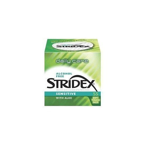 Stridex Daily Care Acne Pads with Aloe Sensitive Skin 55 ct Walmart
