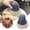 Blue, variant on LKZQHMC Durable Non-Scratch Nylon Scouring Pads | Round All-Surface Cleaning Pads | Multi-Use Kitchen Scrubbers | Safe for Non-Stick Cookware | 1-Pack