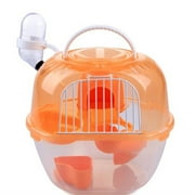 Portable Double-Deck Hamster Cage Apple Shape Outdoor Creative Pet Carrying Cage;Portable Double-Deck Hamster Cage Apple Shape Outdoor Pet Carrying Cage