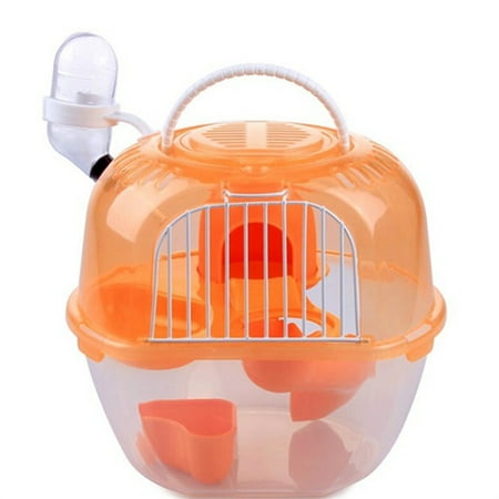 Portable Double-Deck Hamster Cage Apple Shape Outdoor Creative Pet Carrying Cage;Portable Double-Deck Hamster Cage Apple Shape Outdoor Pet Carrying Cage