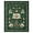 Green, variant on Moynesa 3'x5' Christmas Rug, Washable Indoor Outdoor Area Rug, Soft Vintage Holiday Throw Rug for Entryway, Bedroom, Living Room with No-Slip Backing Home Decor, Green