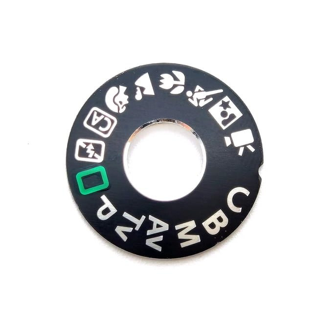 Seitruly Parche de placa giratoria de modo Dial, superficie recubierta sin rastro sin decoloración, placa de etiqueta ligera resistente al desgaste, Accesorios de cámara y óptica