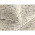 thumbnail image 3 of Ambesonne Floral Quilted Bedspread Set 3 Pcs, Blossom Silhouettes Creamy, Twin, Champagne Dark Tan, 3 of 4