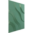 thumbnail image 2 of 11 7/8"W x 11 7/8"H Lane EnduraWall Decorative 3D Wall Panel, Universal Pearl Metallic Sea Mist (Covers 0.98 Sq. Ft.), 2 of 6