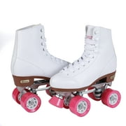 Chicago Skates Ladies Classic Quad Roller Skates, White, Size 3
