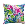thumbnail image 3 of Throw Pillow Cover 18x18 Inch Waterproof Summer Flower Bohemian Print Soft Colorful for Car Office Patio Decor by MPOISVA, 3 of 7