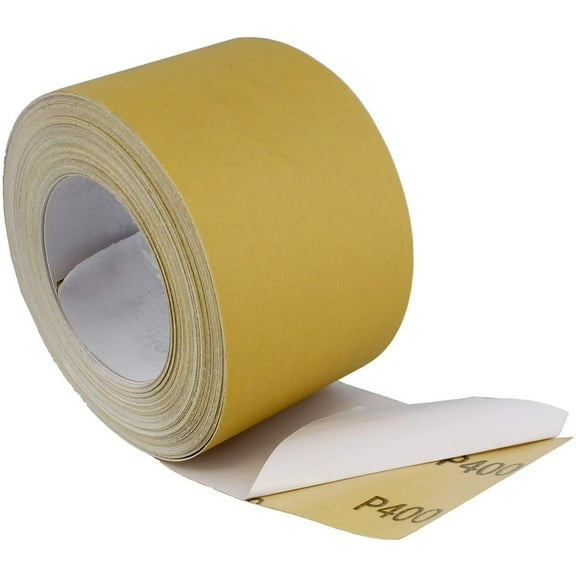 SATC 400 Grit Sandpaper Roll 2-3/4" x20yd Sticky Back PSA Adhesive Sanding Sand Paper