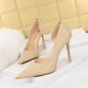 thumbnail image 2 of Zapatos de tacón alto de lujo para mujer, sexys, de discoteca, ajustados, superclásicos, con abertura lateral, para boda, 2 of 5