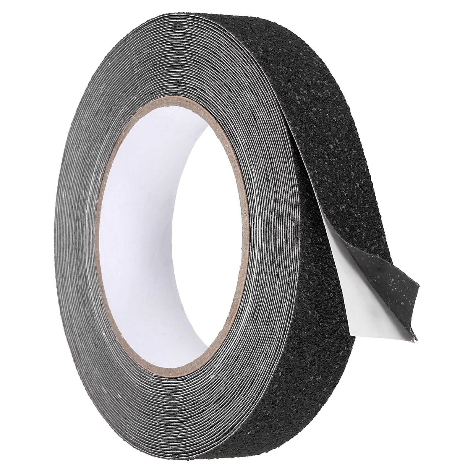 Uxcell Rubber Grip Tape 1 in x 33 ft Non-Slip Tape with Texture Waterproof Adhesive Non-Abrasive Grip Tapes for DIY Tools Indoor & Outdoor Stair Steps Ramp Gray