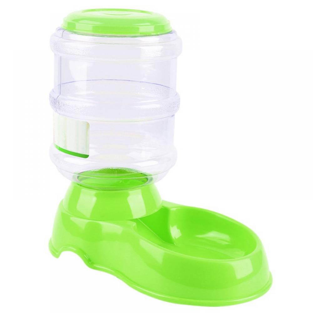 Food water Dispenser Station, Self Replenish Pet Feeder Automatic Gravity Fed Dry Food Storage