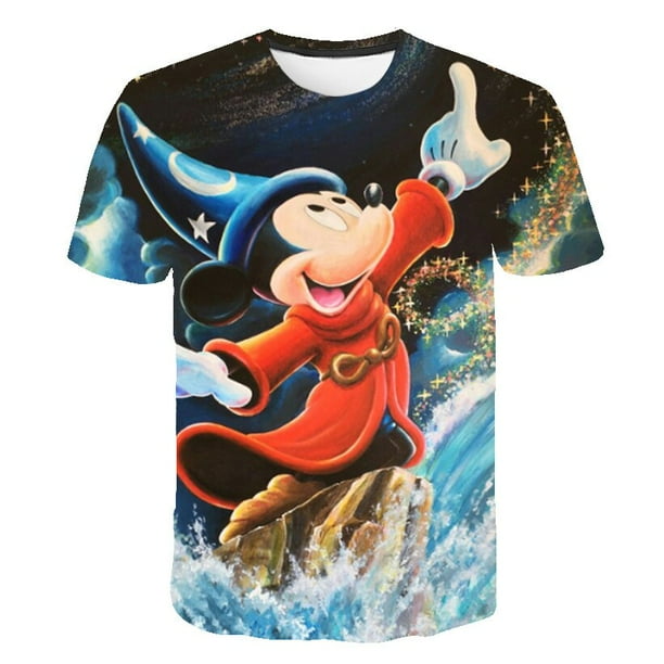 Lindas camisetas de Mickey Mouse para nina camiseta de dibujos animados para ninas camisetas ropa para ninos ropa para ninos serie de Disney Top informal Tees11T Gao Jinjia LED Bodega Aurrera
