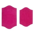 thumbnail image 3 of HOME WEAVERS Waterford Collection 100% Cotton Non-Slip Bathroom Rug Set Machine Washable Bathroom Rug-17"x24", Bath Rug- 21"x34", 2 Piece Bath Rug set, Hot Pink, 3 of 8