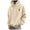 Beige, variant on Mens Sweatshirts Drawstring Hooded Long Sleeve Casual Pullover Sweatshirt Small Print Comfortable Loose Streetwear Outdoor Activities Mens Sweatshirt Coffee S