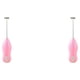 thumbnail image 2 of sweethay batidor de huevos eléctrico cocina inalámbrica hornear cocinar mezclar batidor beber café agitador cabeza de acero inoxidable Rosa 2Conjunto, 2 of 6