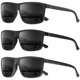 thumbnail image 1 of Gafas de sol polarizadas KALIYADI para hombres y mujeres con protección UV, paquete de 3, 1 of 7