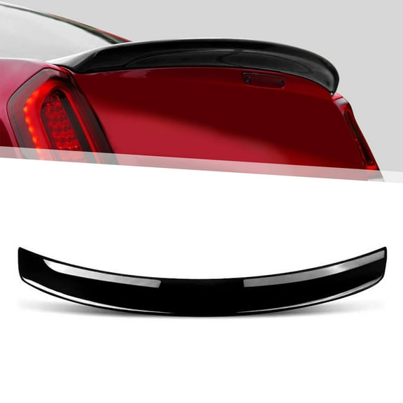 CCPAO Compatible with Chrysler 300 300S 2011-2023 Glossy Black Rear Spoiler Trunk Wing