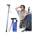 thumbnail image 2 of Folding Walking Stick Non-Slip Adjustable Height Aluminum Alloy, 2 of 3