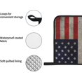 thumbnail image 5 of Oven Mitts and Pot Holders Sets of 4, Vintage American Flag Kitchen Gloves for Cooking Baking Stars and Strips Hot Pads BBQ Potholders, 5 of 6