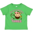 thumbnail image 3 of Inktastic Little Monkey Girl 3rd Birthday Girls Toddler T-Shirt, 3 of 5
