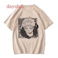 thumbnail image 2 of Camiseta de Manga Harajuku, camisa de Anime japonés, Jujutsu Kaisen, Gojo Satoru, camisetas gráficas Yuji Itadori, camiseta Unisex genial, 2 of 5