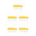 thumbnail image 1 of Moyic Splatter Screens Guard Dish Splashing Board Exquisito estilo simple de larga duración Accesorios prácticos para el hogar Amarillo Type2 NO2, 1 of 6