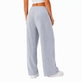 thumbnail image 3 of Wide Leg Corduroy Pants for Women Casual Lounge Drawstring Elastic Waist Work Pants with Pockets, 3 of 7