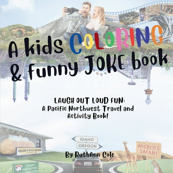 A Kids Coloring & Funny Joke Book, (Paperback)