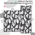 thumbnail image 5 of Black Halloween White Ghosts Toddler Nap Mats for Kids Preschool,51"x22" Sleeping Mat Bag or Kids,Toddler Sleeping Bag,Toddler Nap Mat or Daycare, 5 of 6