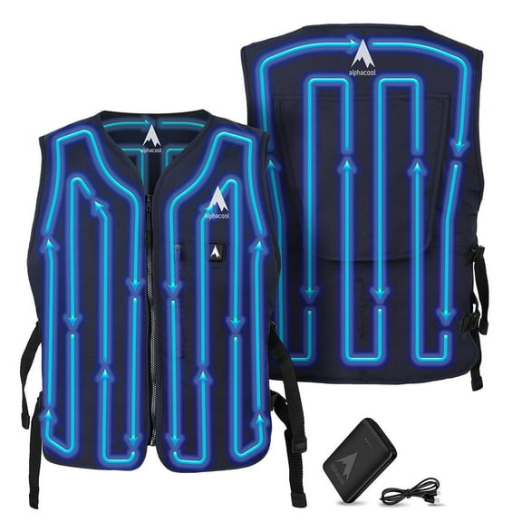 AlphaCool 5V Touch Button Circulatory Cooling Vest One Size