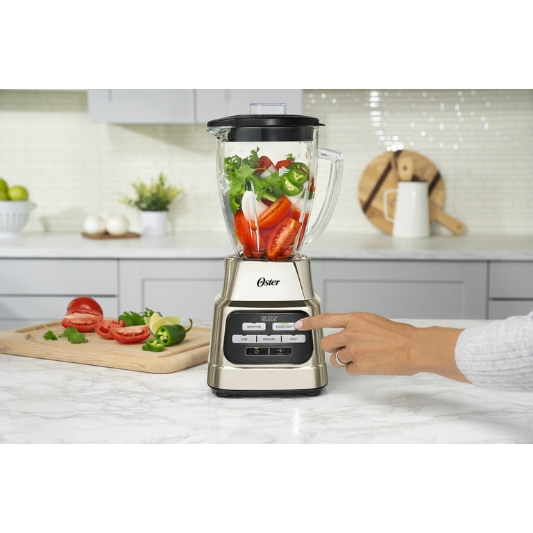Oster Blender 6-Cup Glass Jar One Touch Blender With Pre