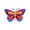 C, variant on TNDBKQWR Cute Butterflys Shaped Pillow Plush Decorative Throw Pillows Soft Hugging Pillows, 16.54x10.63in Comfortable Seat Cushions for Bedroom Couch Bed Dorm