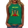 thumbnail image 2 of Tank Tops for Women under $5 Sleeveless Round Neck Casual Tank Green L, 2 of 4