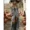 Grey-M, variant on Grey Bohemian Ruffle Maxi Dress With V-Neck, Long Sleeves, High-Low Hem