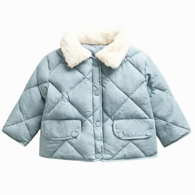 Toddler Baby Winter Thick Jacket Windproof Lightweight Snow Coats for Travel Camping Hiking