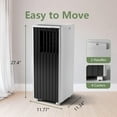 thumbnail image 3 of Geetinfly Portable Air Conditioner,8,000 BTU 3-In-1 Quiet Air Conditioner with Remote Control,Small Window AC for Room Up to 350 Sq.Ft. 24H Timer with Dehumidifier Fan, 3 of 7