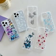 thumbnail image 2 of Case for iPhone 15, Stylish Butterfly Pattern Clear Case for Women Girls iPhone 15, Scratch Resistant Shockproof Non-Yellowing Slim Phone Cover, Butterfly-B, 2 of 8