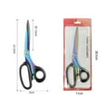 thumbnail image 3 of Stainless Steel Sewing Scissors - 8-Inch Fabric Scissors for Dressmaking, Quilting & Tailoring - Ergonomic Handle for Comfort & Precision Cutting - Household & Crafting Essential - 1 Pack, 3 of 6