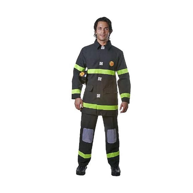 Disfraz de Bombero Dress Up America Negro M