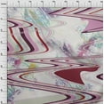 thumbnail image 4 of oneOone Velvet Purple Fabric Abstract-Abstract Wave Sewing Craft Projects Fabric Prints By Yard 58 Inch Wide, 4 of 4